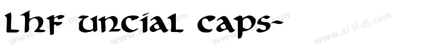 Lhf Uncial Caps字体转换